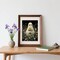 Ghost Diamond Painting Kit for Adults – Halloween Flower 5D DIY Full Drill Diamond Art for Beginners, Craft Kit for Home Wall Decor 12x16 Inch
